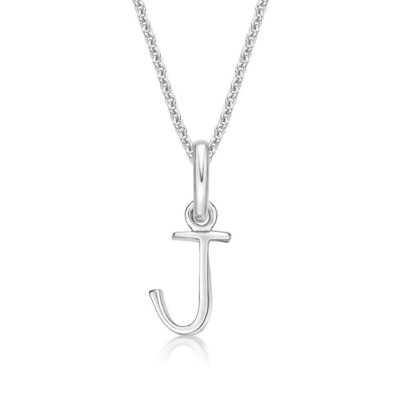 Picture of 'J' FOR JULIET, MINI PEND. with CHAIN